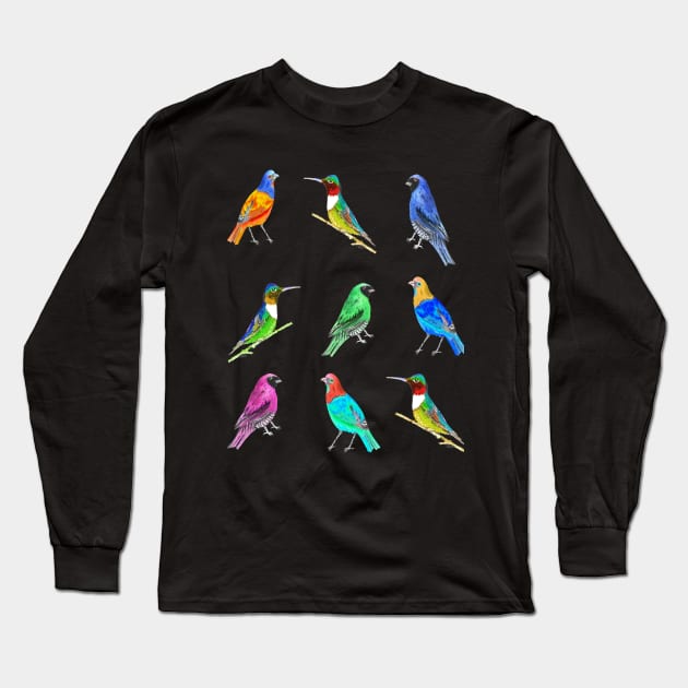 BIRDS Long Sleeve T-Shirt by LatiendadeAryam